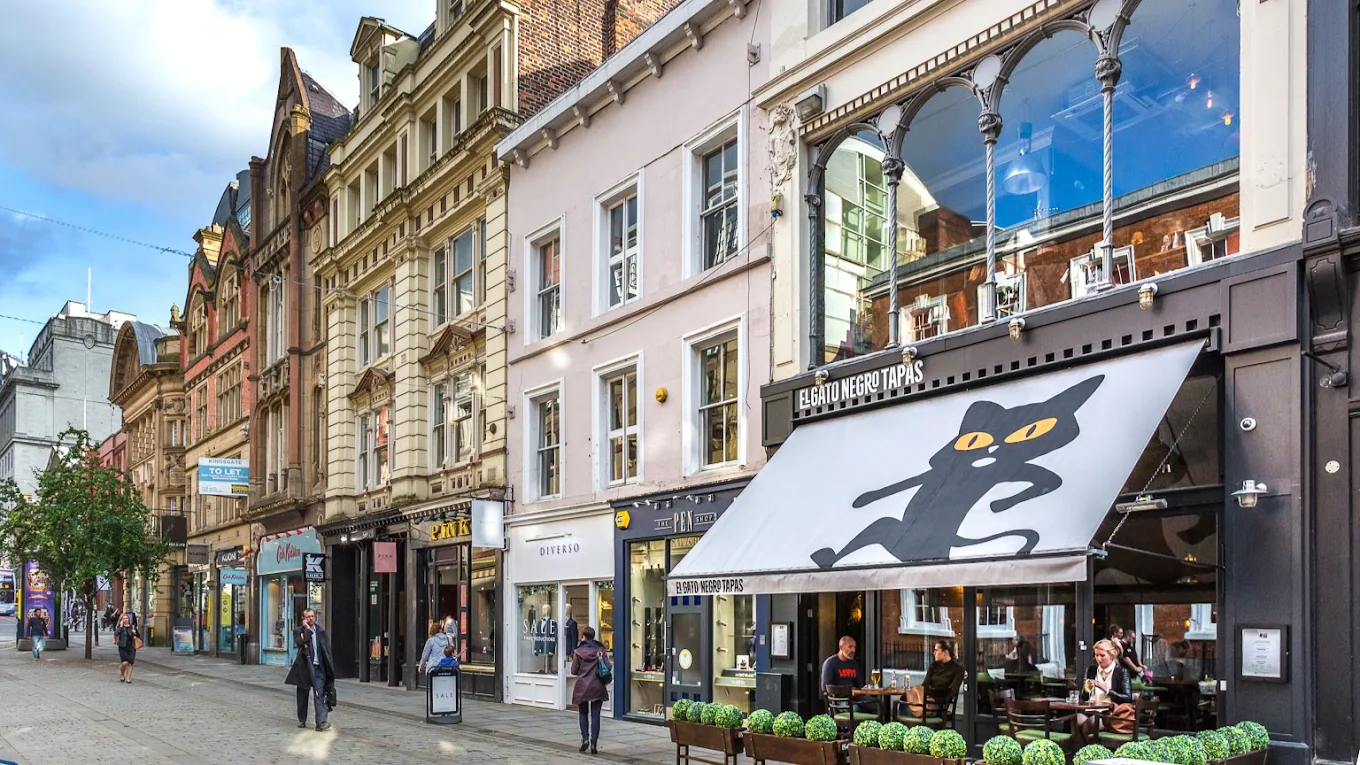 El Gato Negro Tapas restaurant on King Street in Manchester